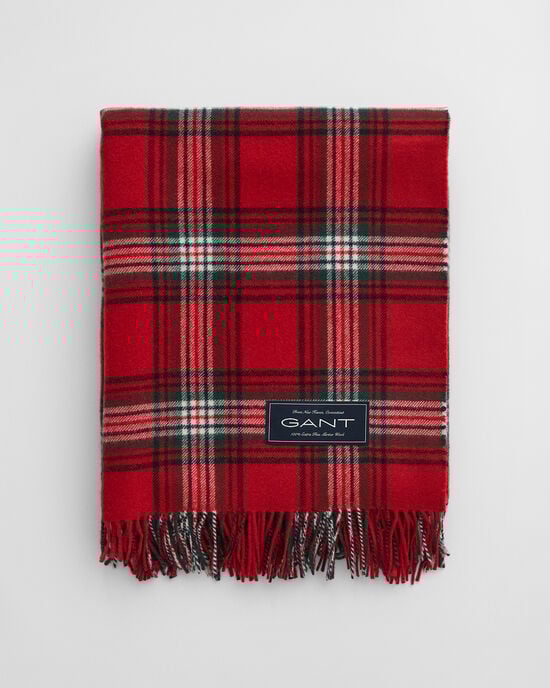 Jeté de lit en laine mérinos extra-fine