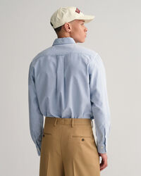 Chemise regular fit en coton Oxford bross&eacute;