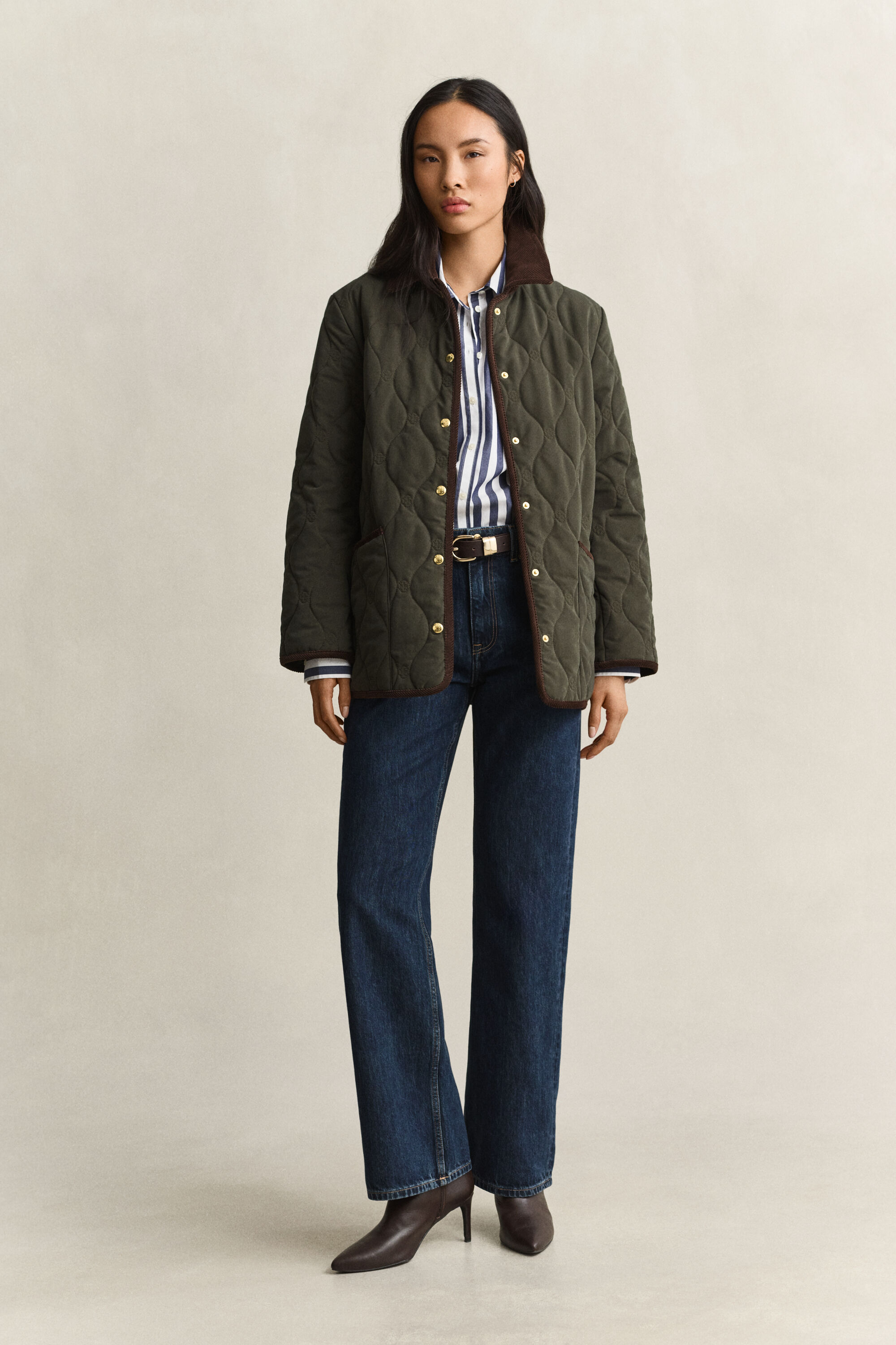 Veste matelassée avec monogramme