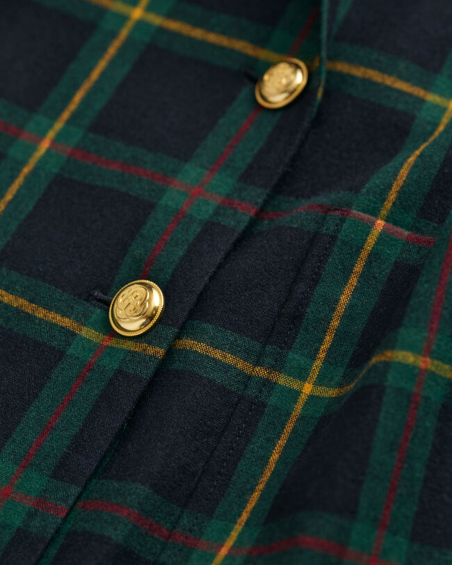 Veste blazer de costume regular fit à carreaux