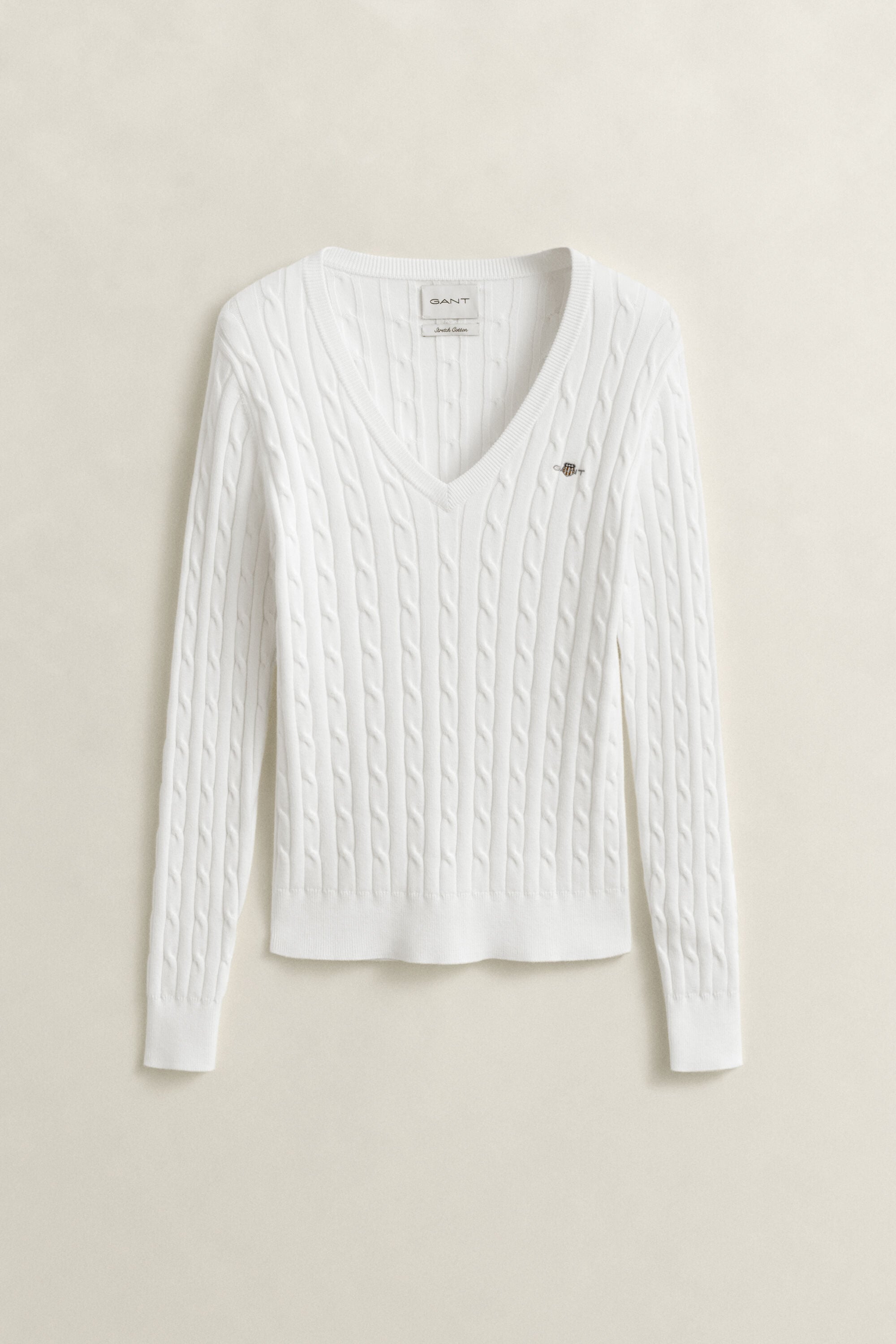 Pull en maille torsadée classique