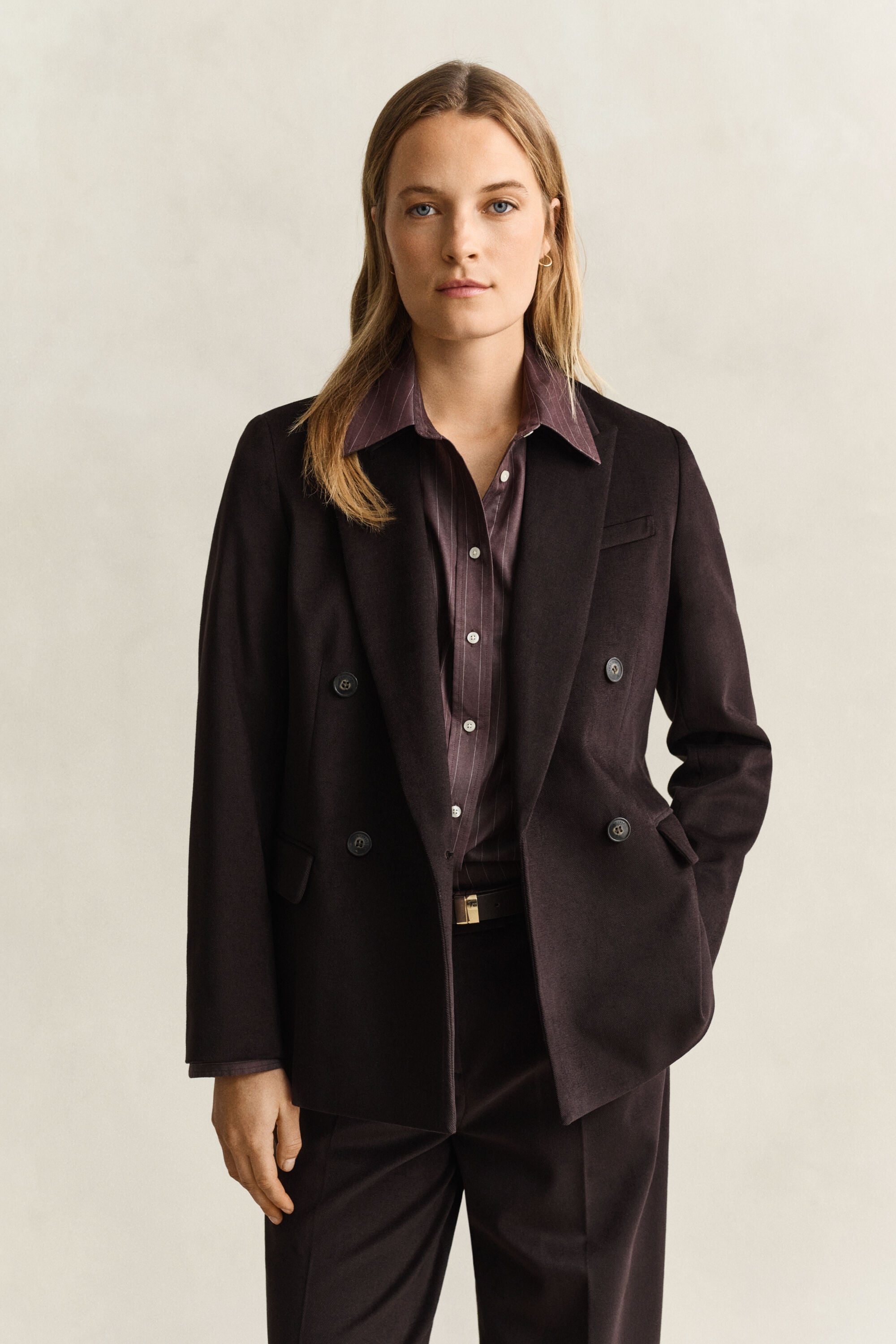 Veste blazer Club en velours sergé