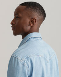 Chemise relaxed fit en denim Western