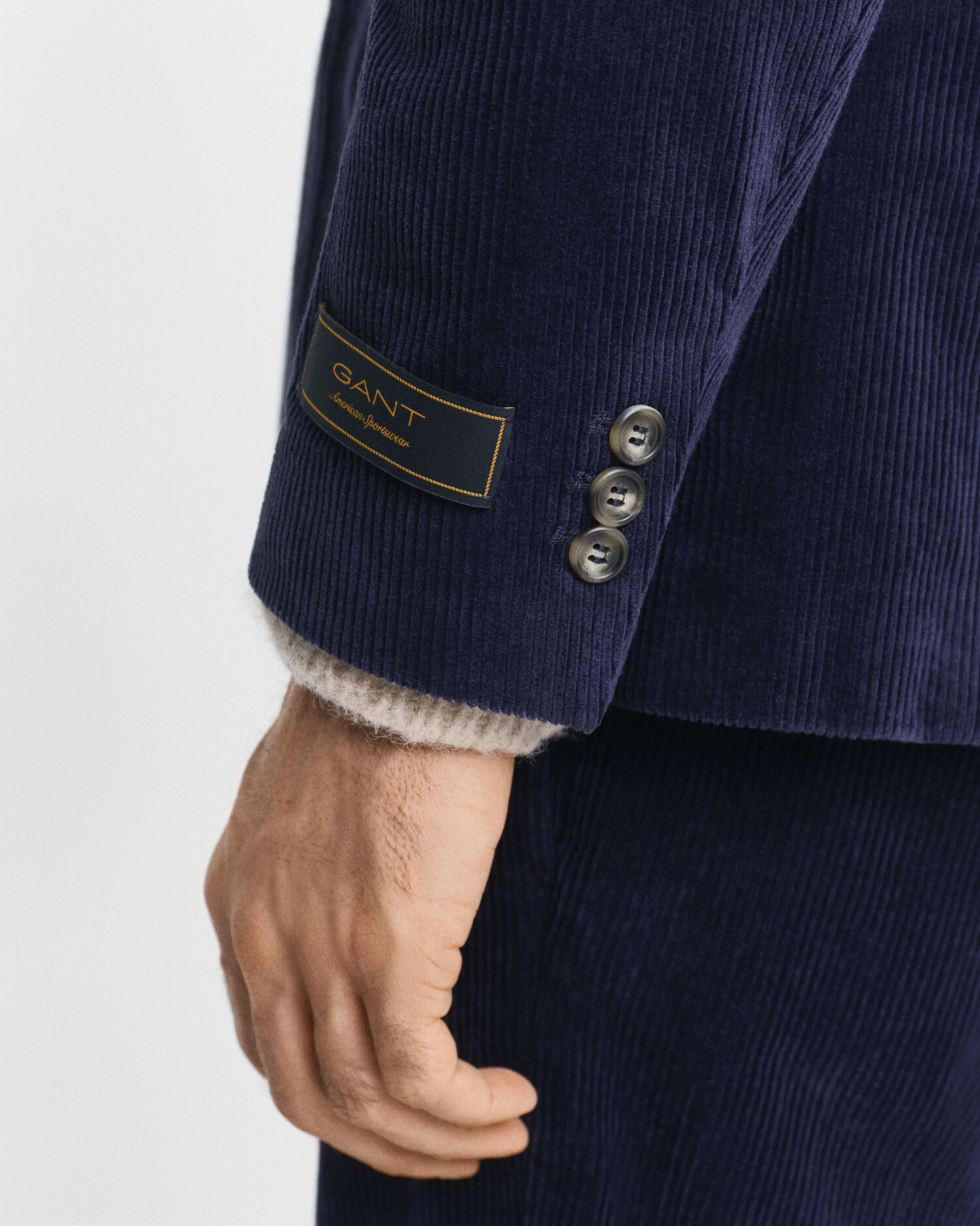 Veste blazer regular fit en velours côtelé