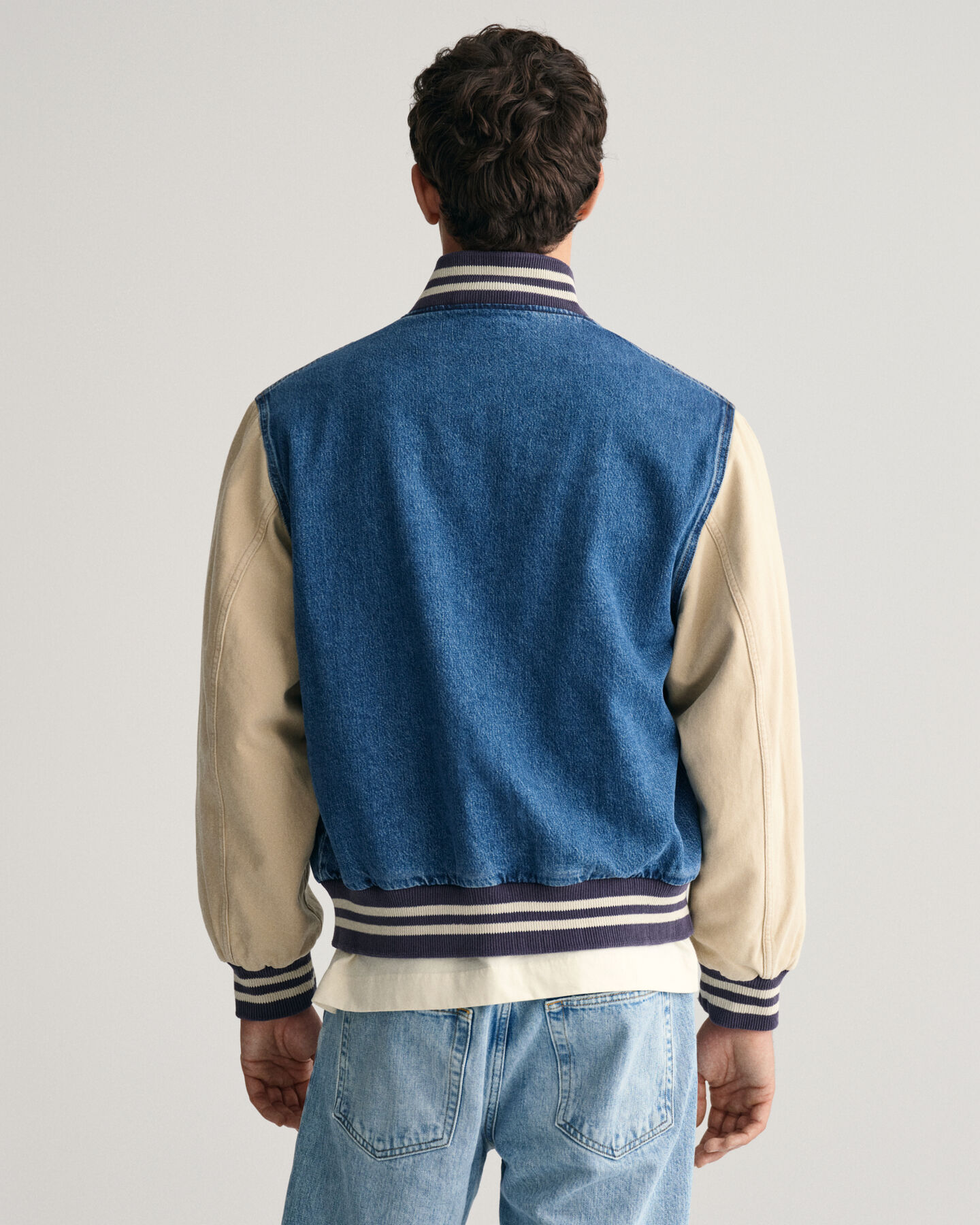 Veste en denim Varsity