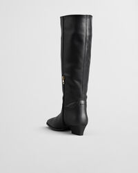 Bottes hauteur genou en cuir Bassotte