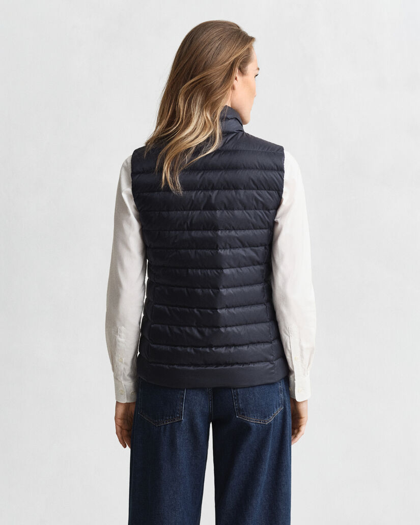 Lichte donsbodywarmer