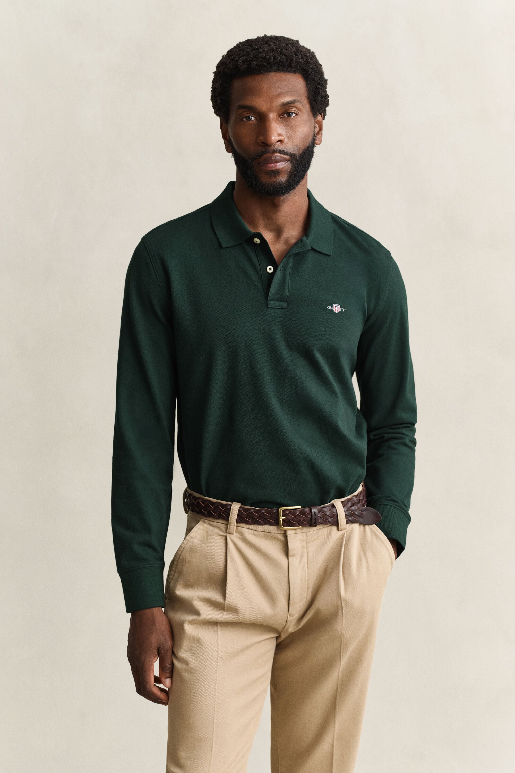 Polo Rugger en coton piqué avec écusson