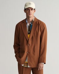 Veste blazer de costume relaxed fit en soie