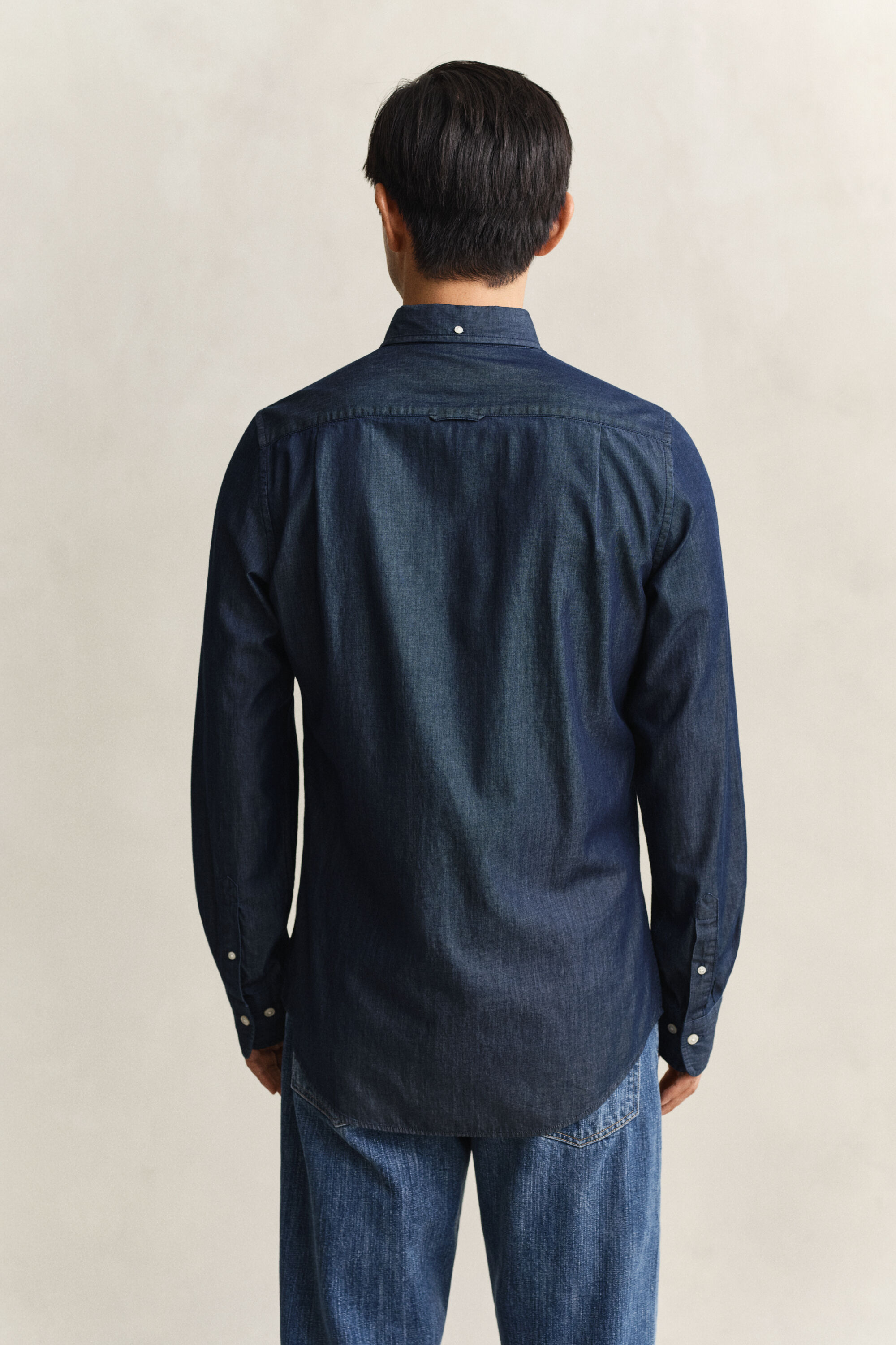 Chemise coupe slim indigo