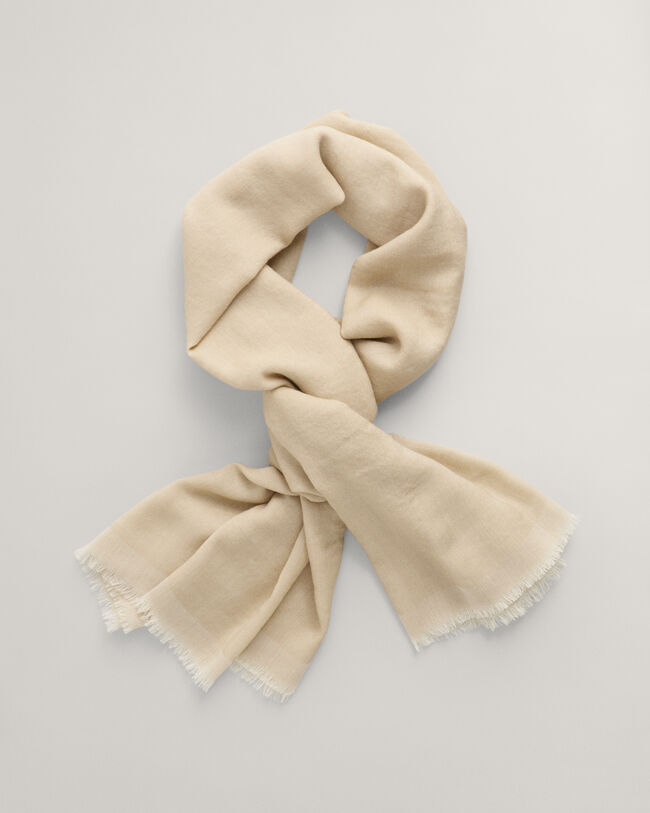 Foulard tissé en laine mérinos