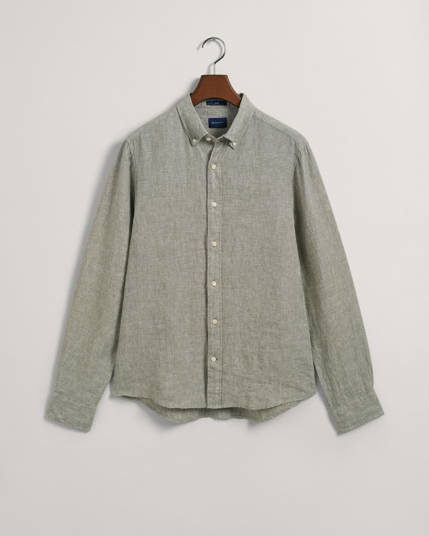 Slim Fit linnen hemd