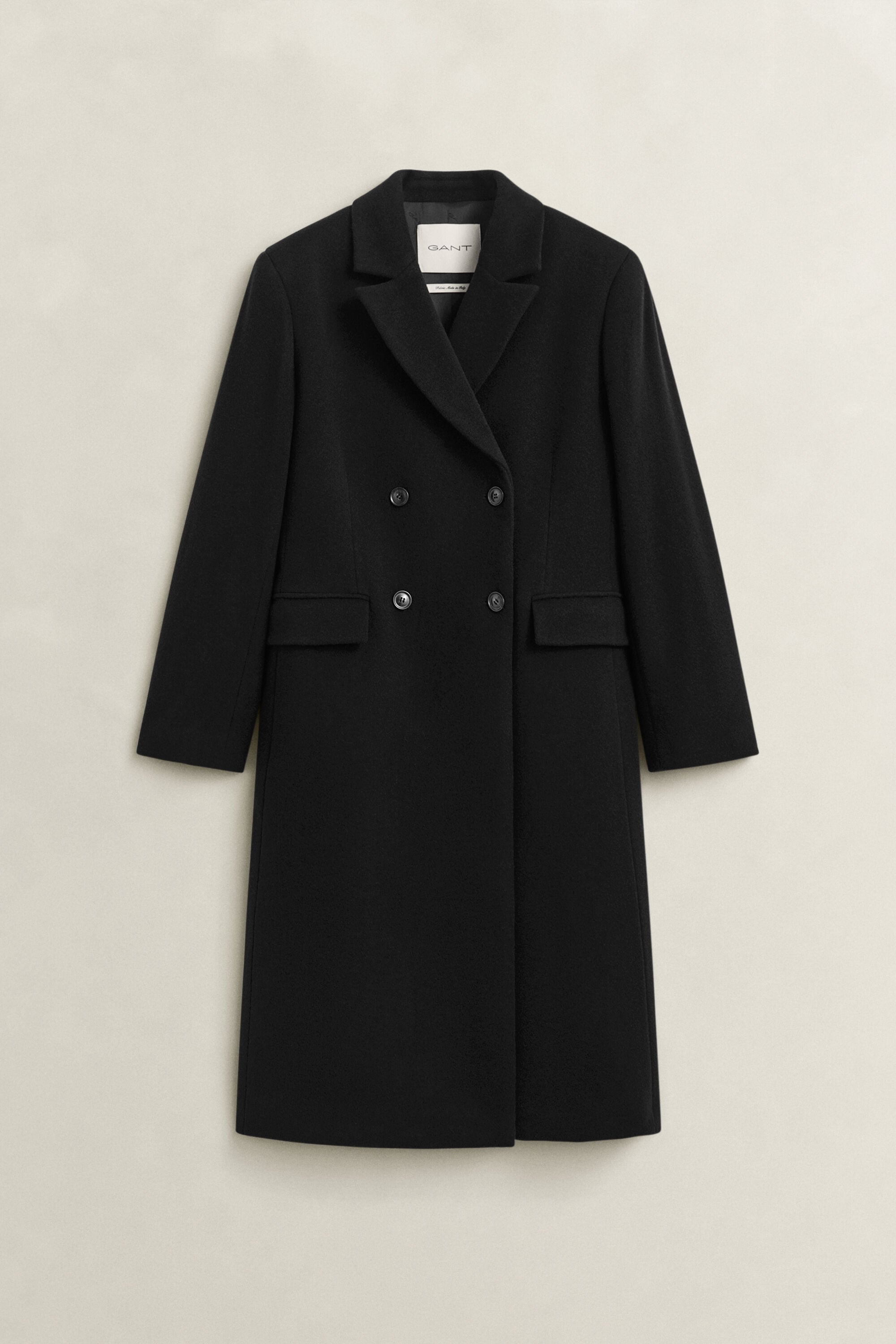 Manteau en laine et cachemire