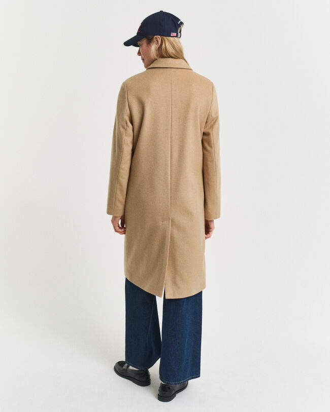 Classic getailleerde jas van wolmix