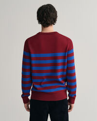 Sweater met ronde hals en Bretonse streep