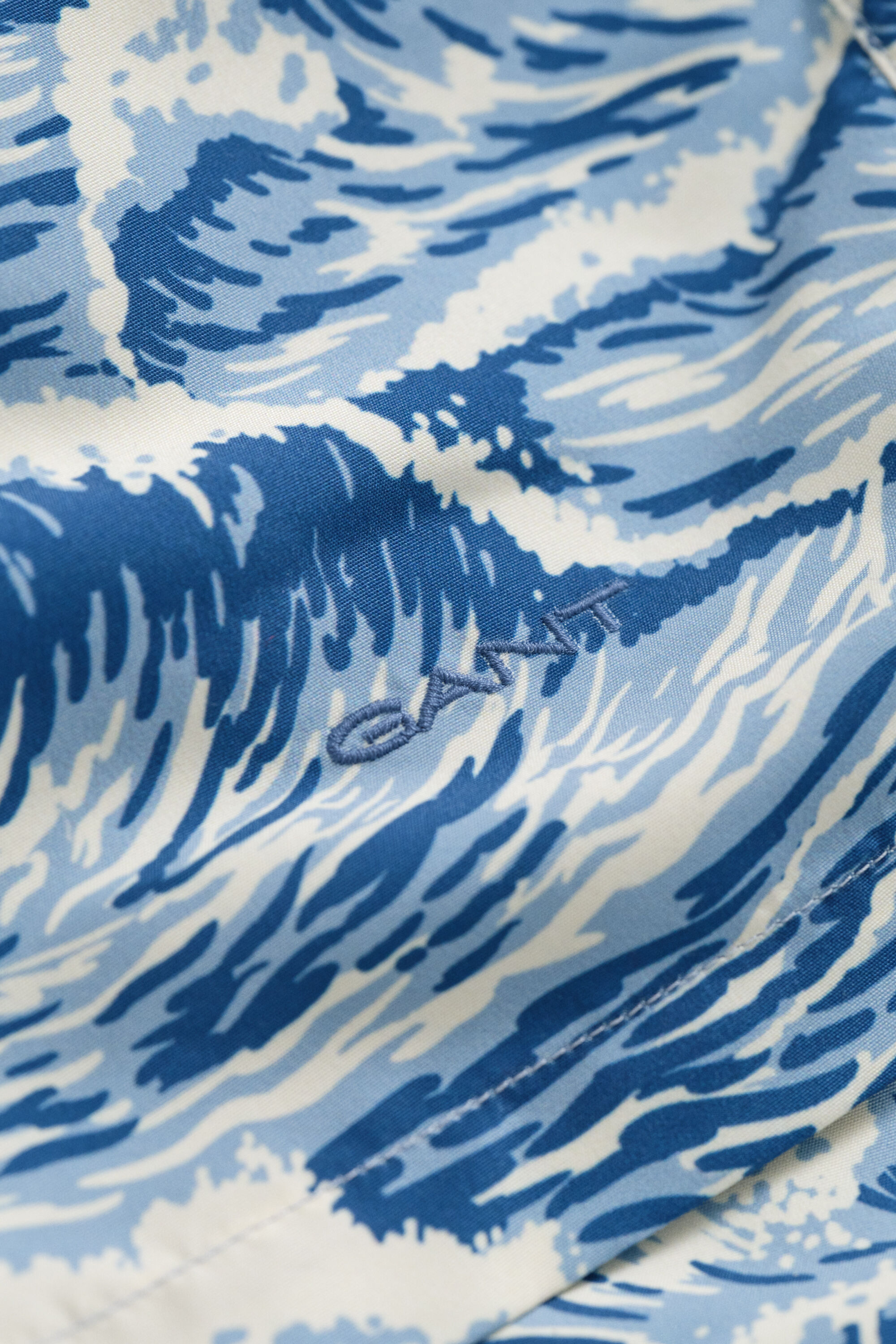 Zwemshort met golvenprint