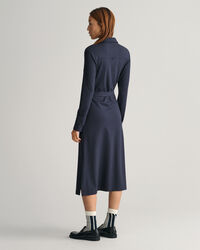 Robe-chemise slim fit en jersey