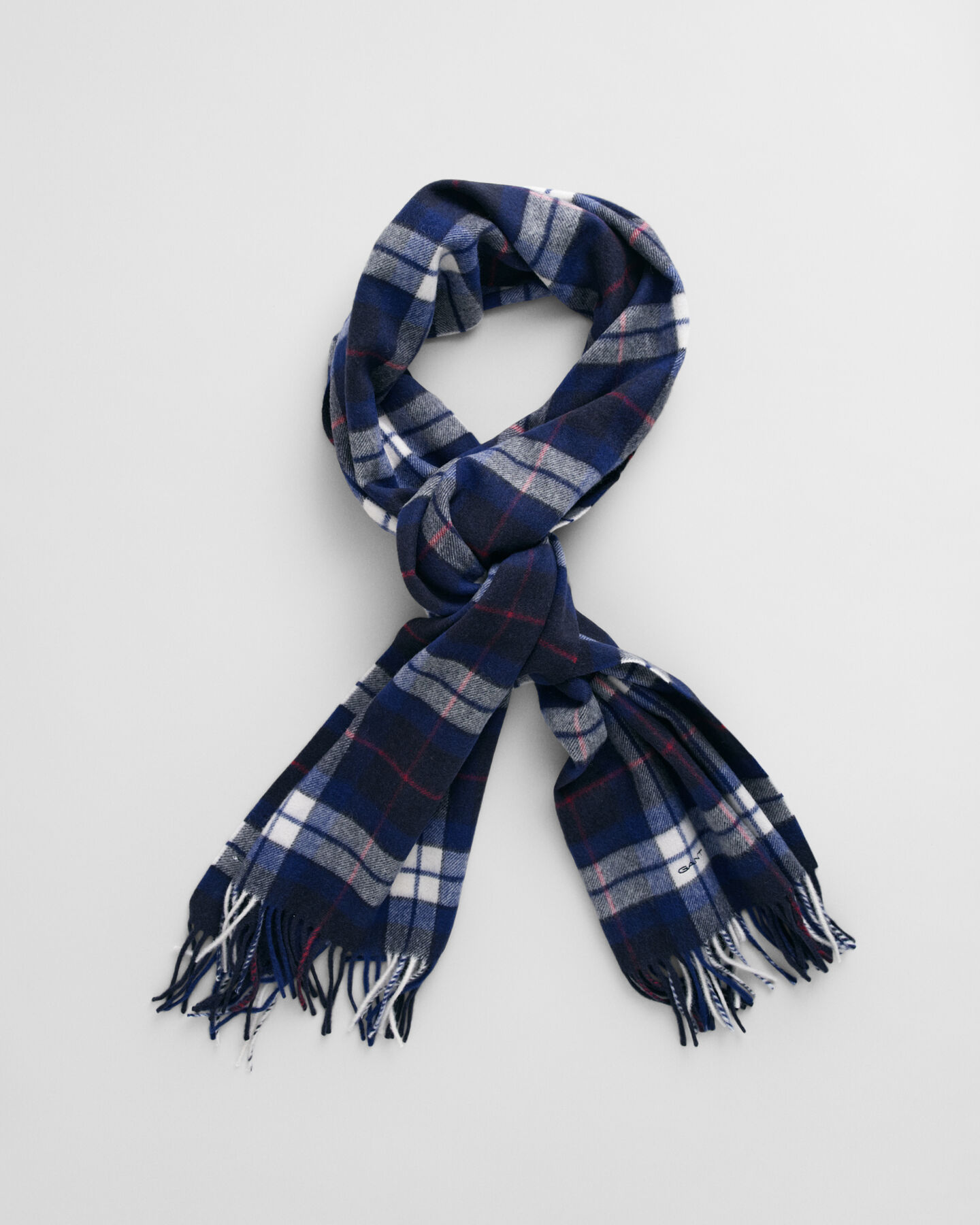 Écharpe en laine à carreaux