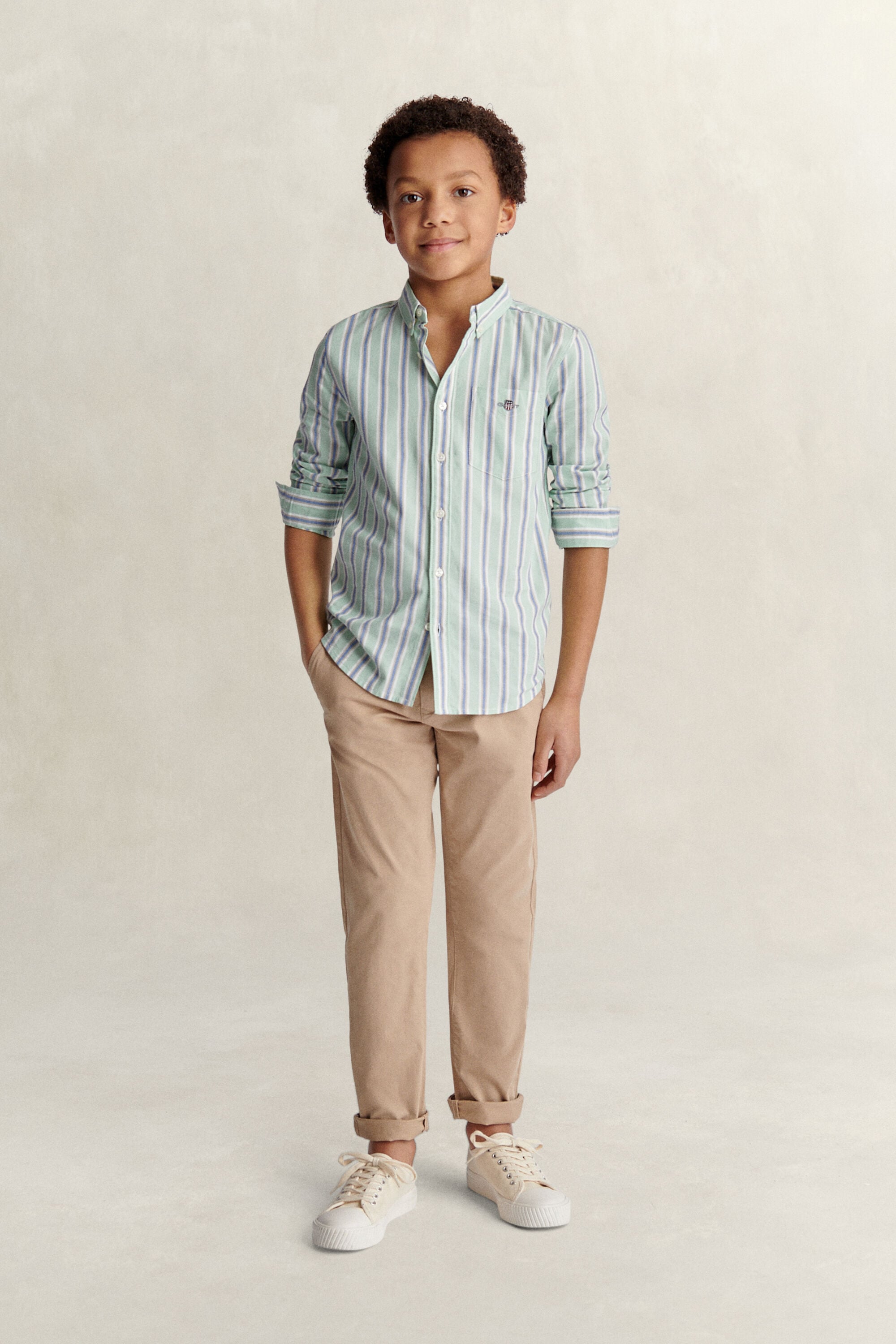 Chemise à rayures Ado Garçon