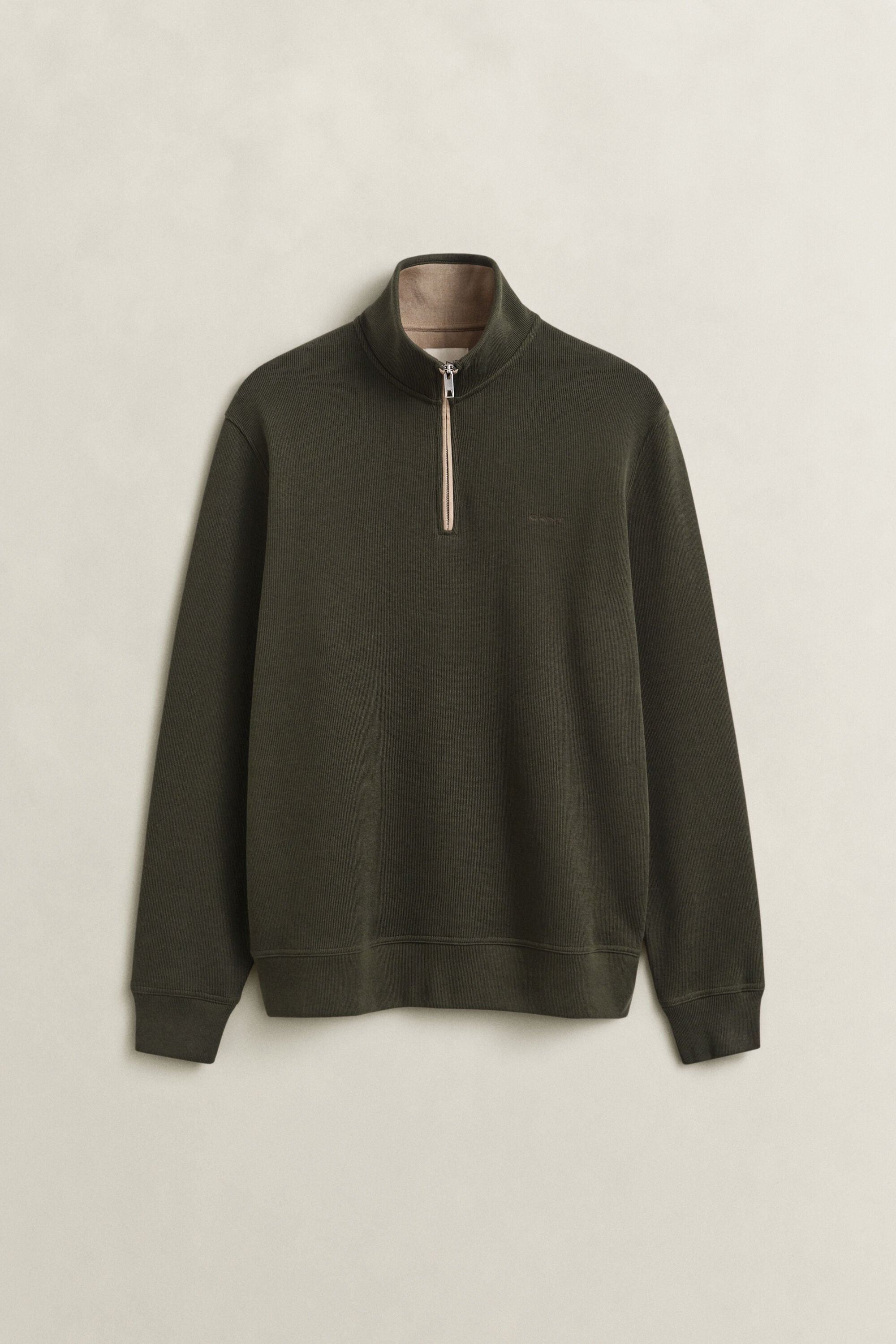 Sweat-shirt à demi-zip Sacker Rib