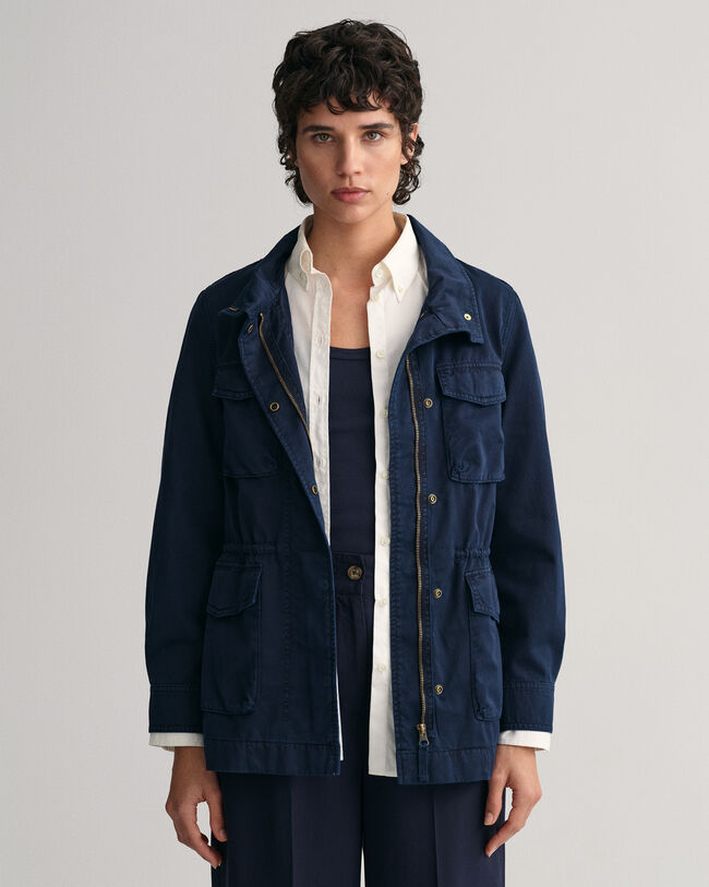 Veste style militaire teinte en pièce