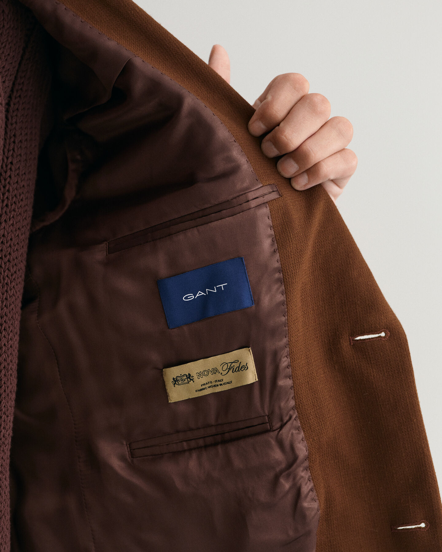 Veste blazer de costume ultra-ample en crêpe de laine