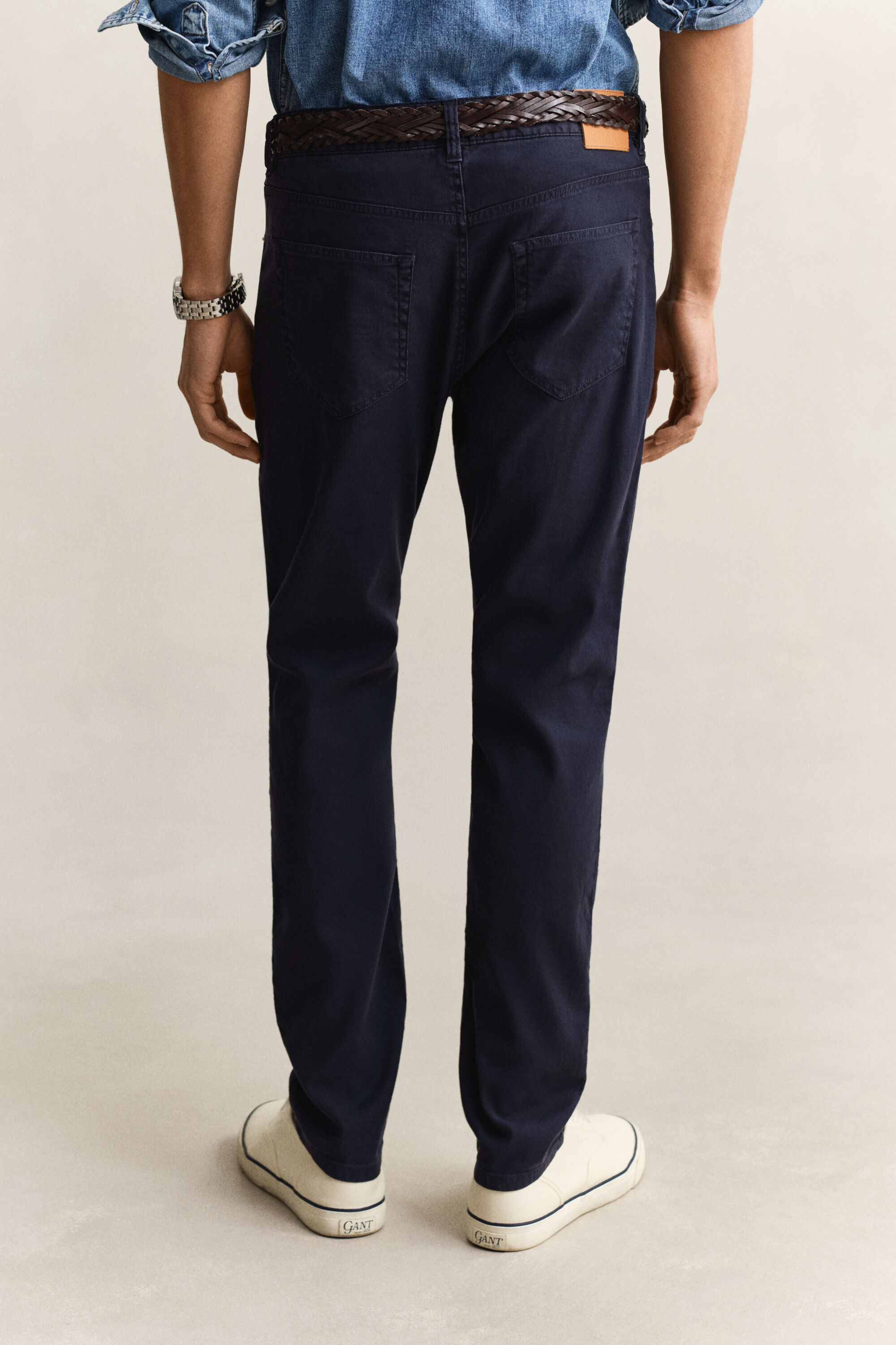 Jean en lin mélangé