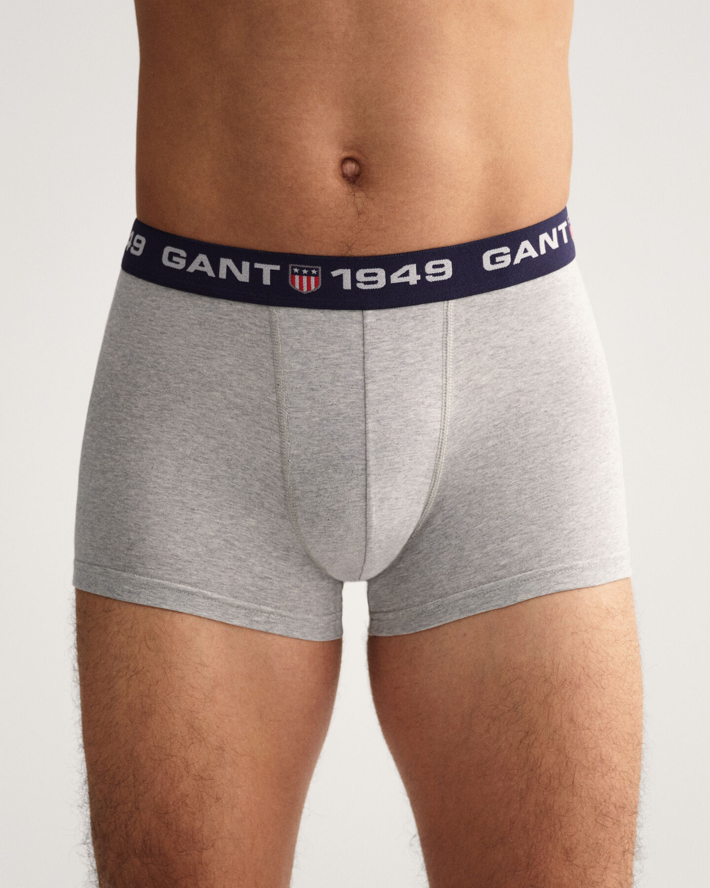 Set van drie boxershorts met brede streep