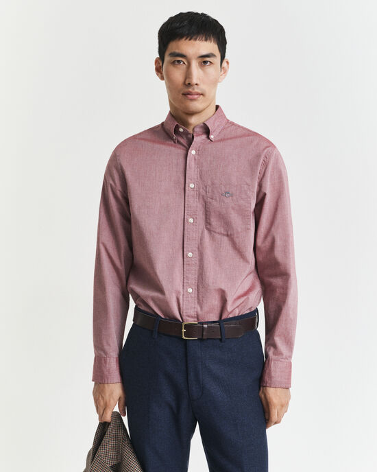 Regular Fit Classic hemd van poplin