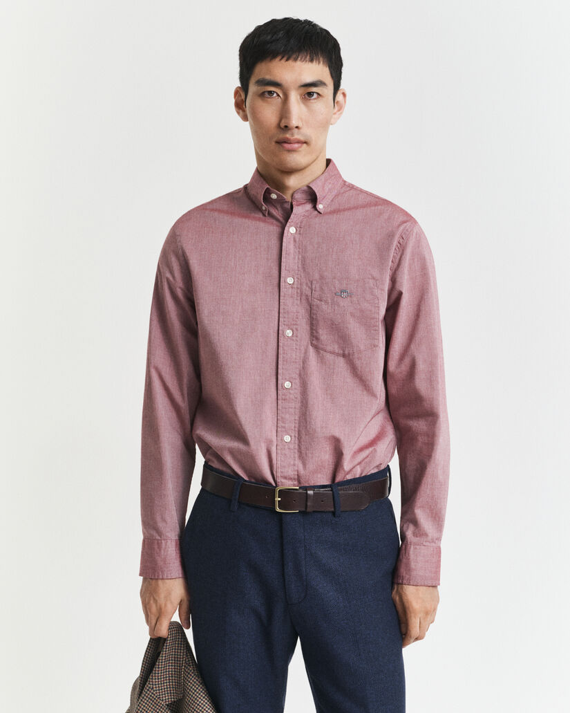 Regular Fit Classic hemd van poplin