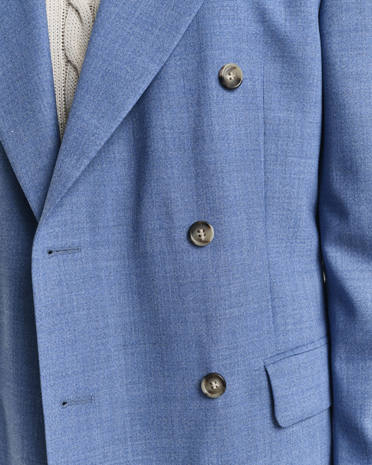 Veste de costume coupe regular en laine moulin&eacute;e