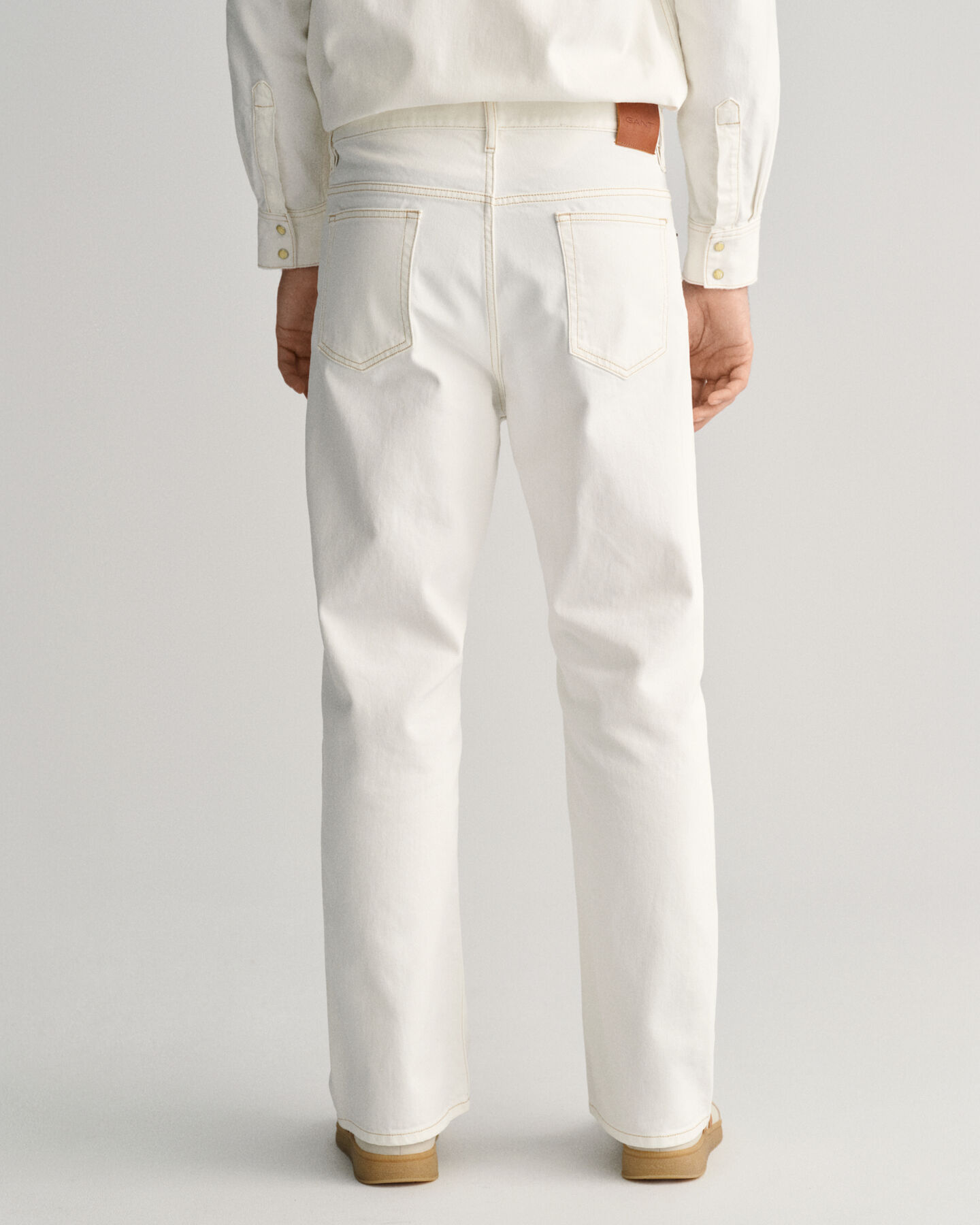 Loose Fit jeans in wit