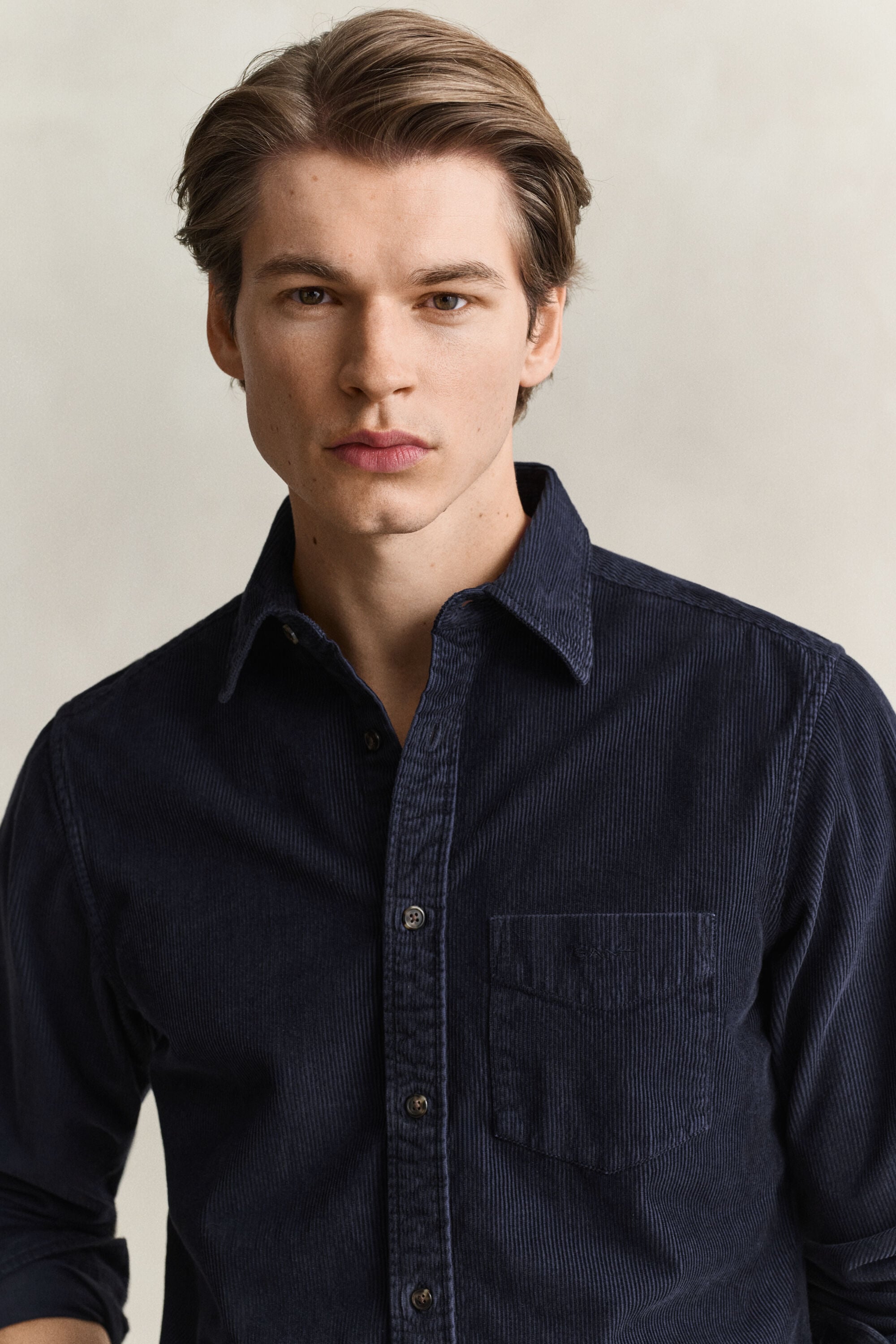 Chemise en velours côtelé