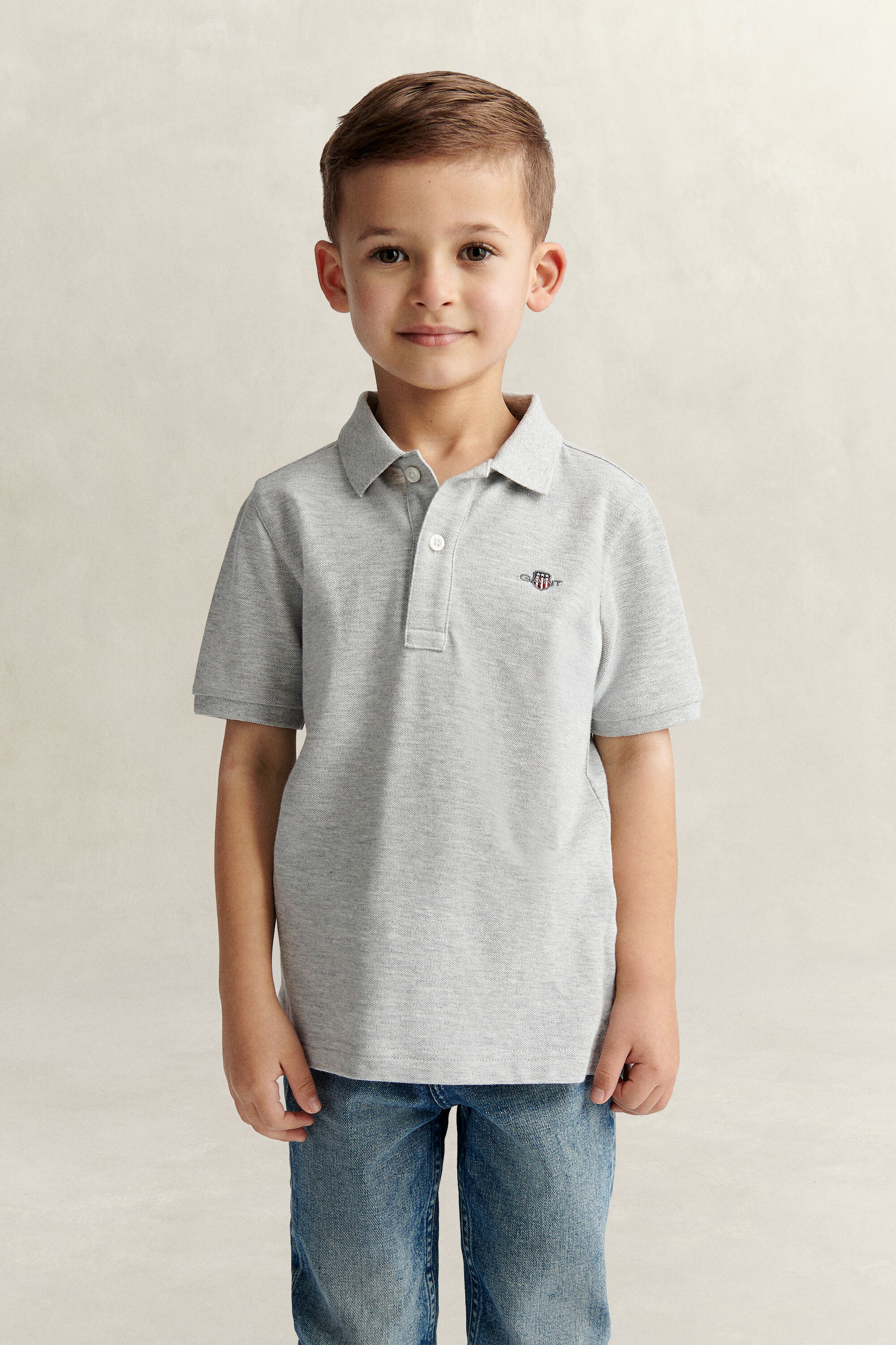 Kids Shield piqué poloshirt