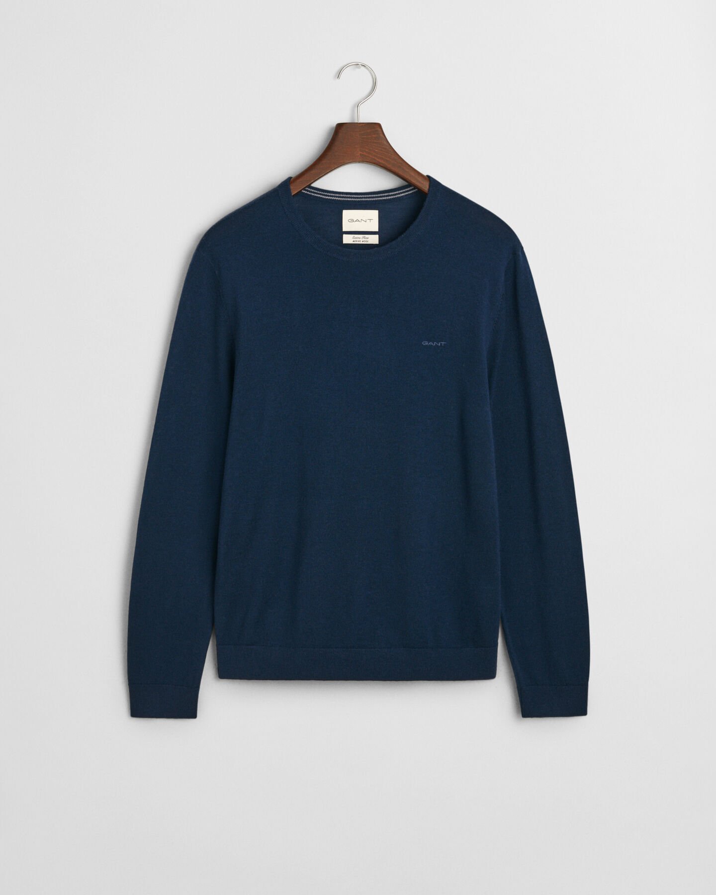 Pull ras du cou en laine mérinos extrafine