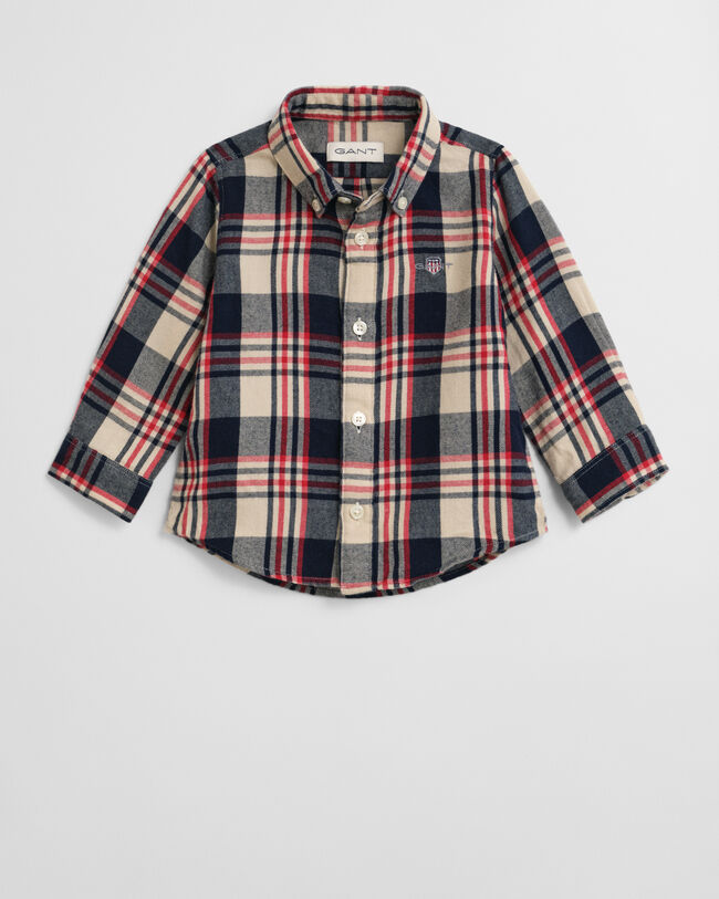 Chemise en flanelle à carreaux Bébé