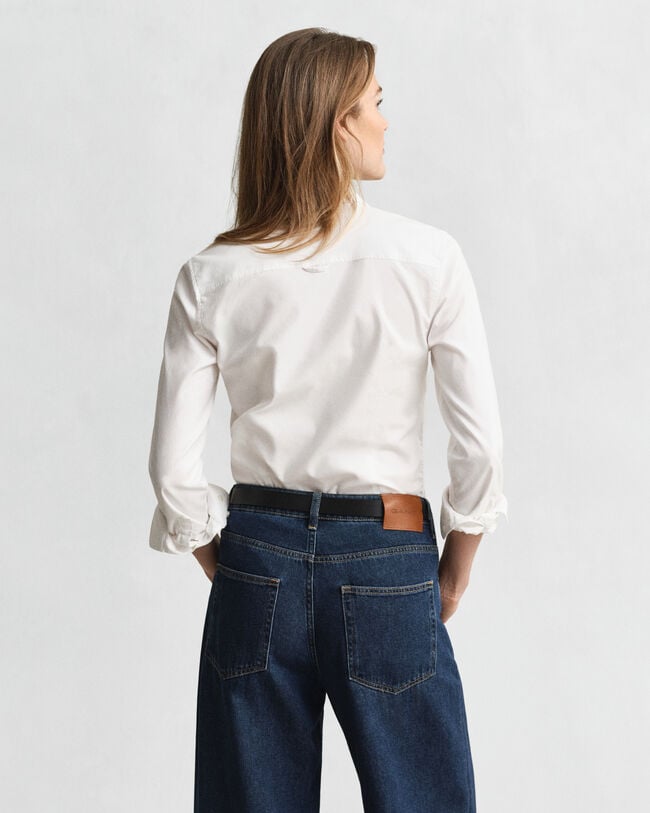 Slim Fit Oxford-hemd met stretch