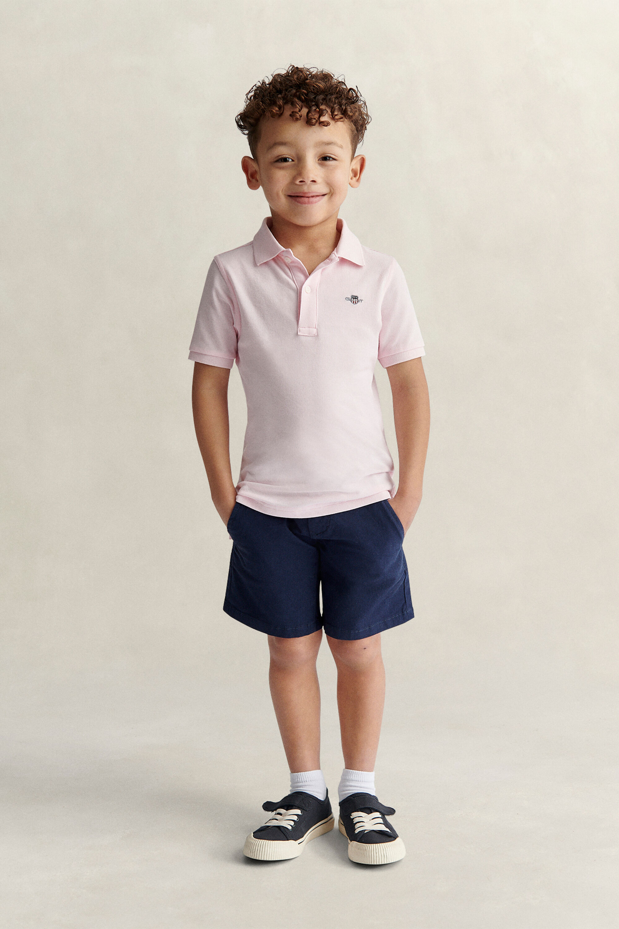 Polo en coton piqué Shield Enfant