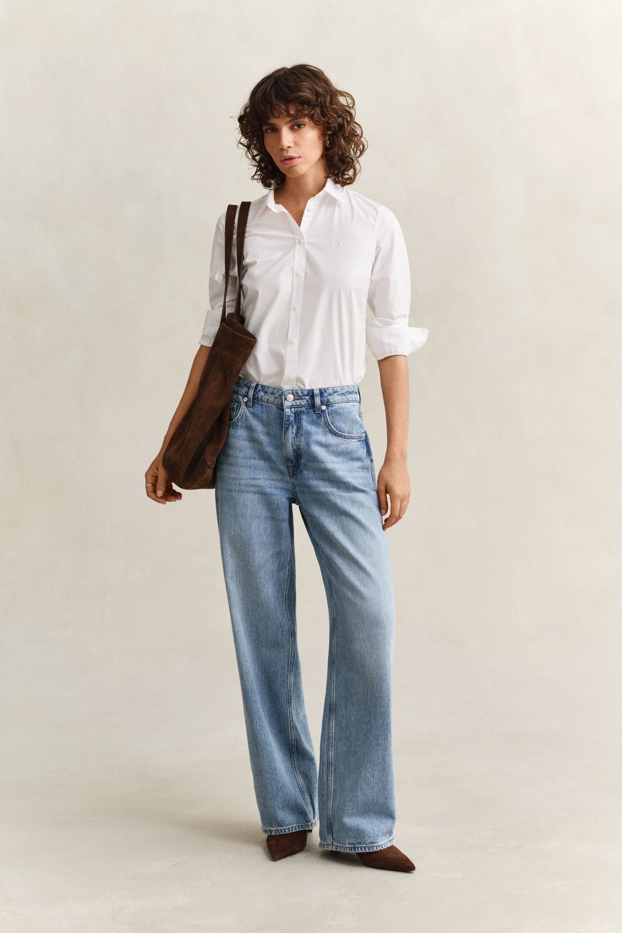 Slim Fit poplin overhemd