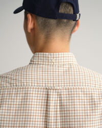 Chemise regular fit en sergé Window Check