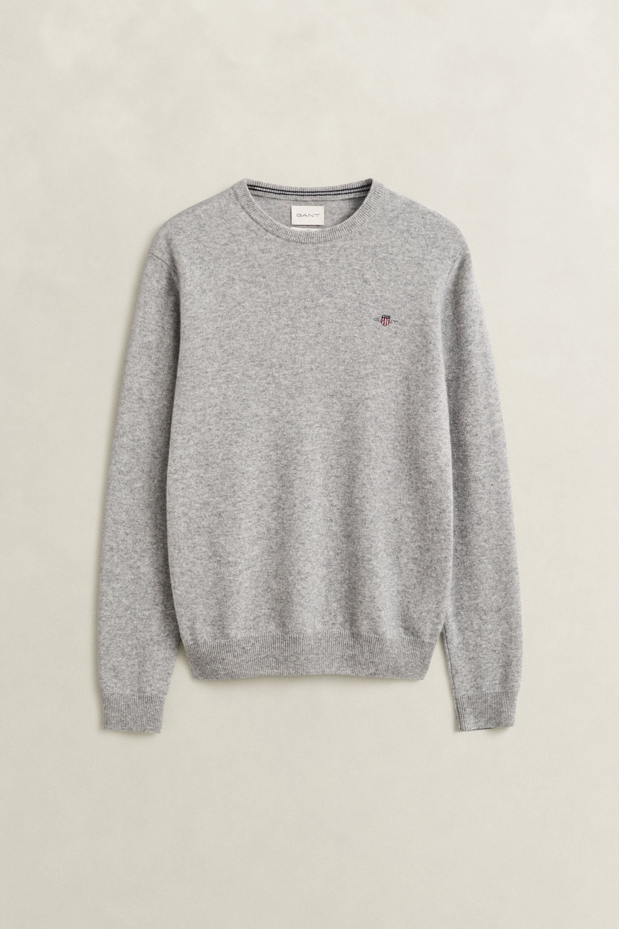 Pull col rond en laine d’agneau