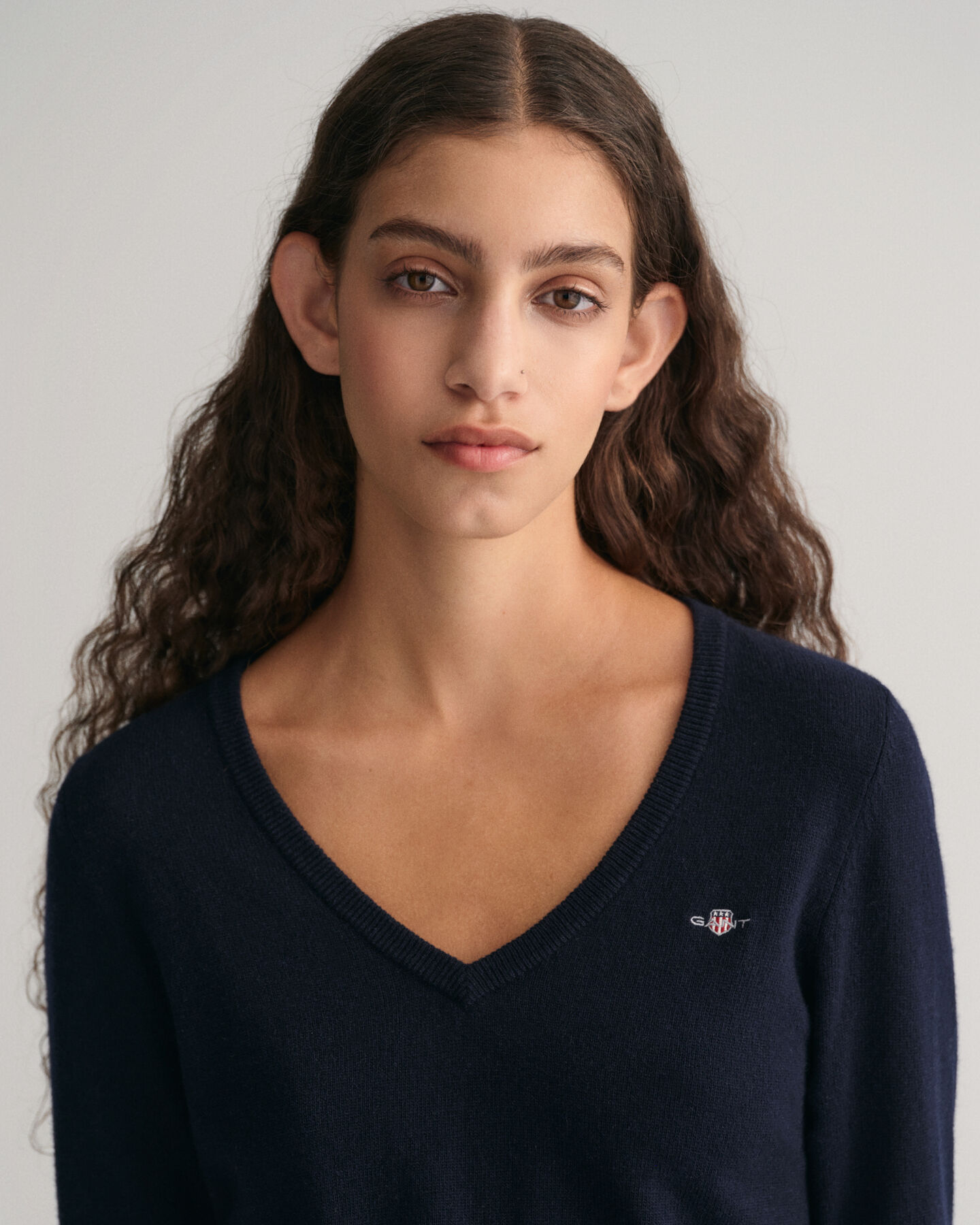 Extra zachte V-halstrui