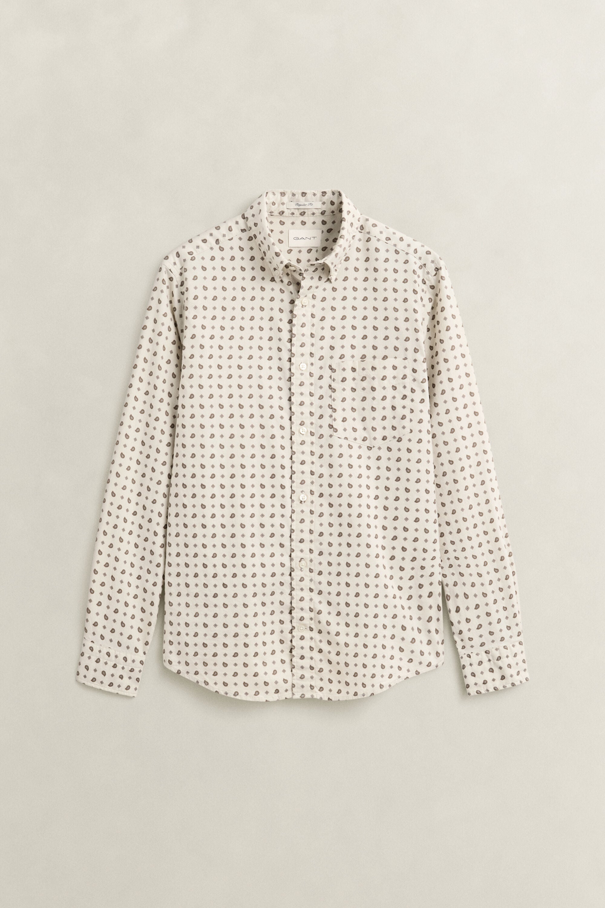 Chemise en sergé à motif cachemire