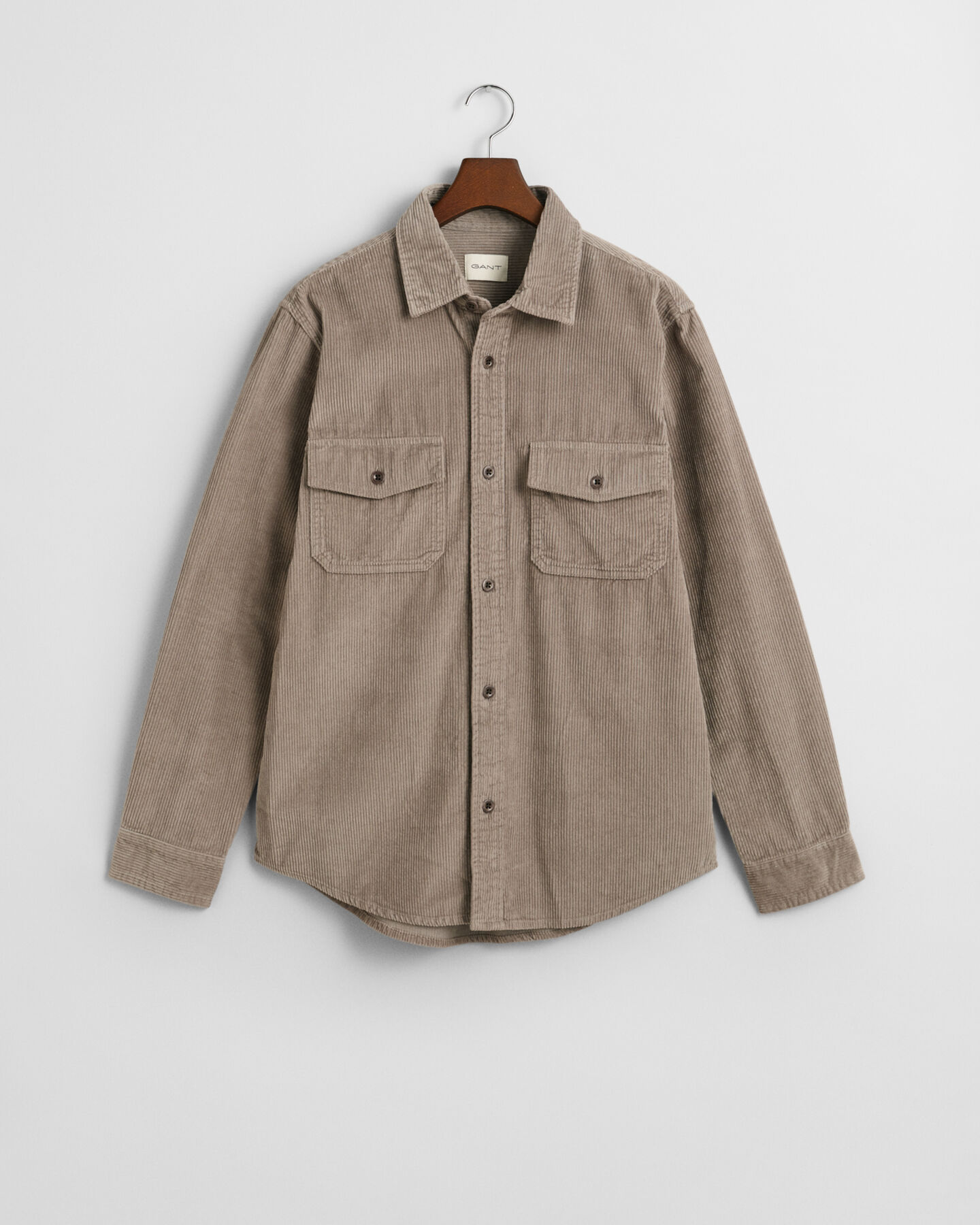 Regular Fit overshirt van corduroy