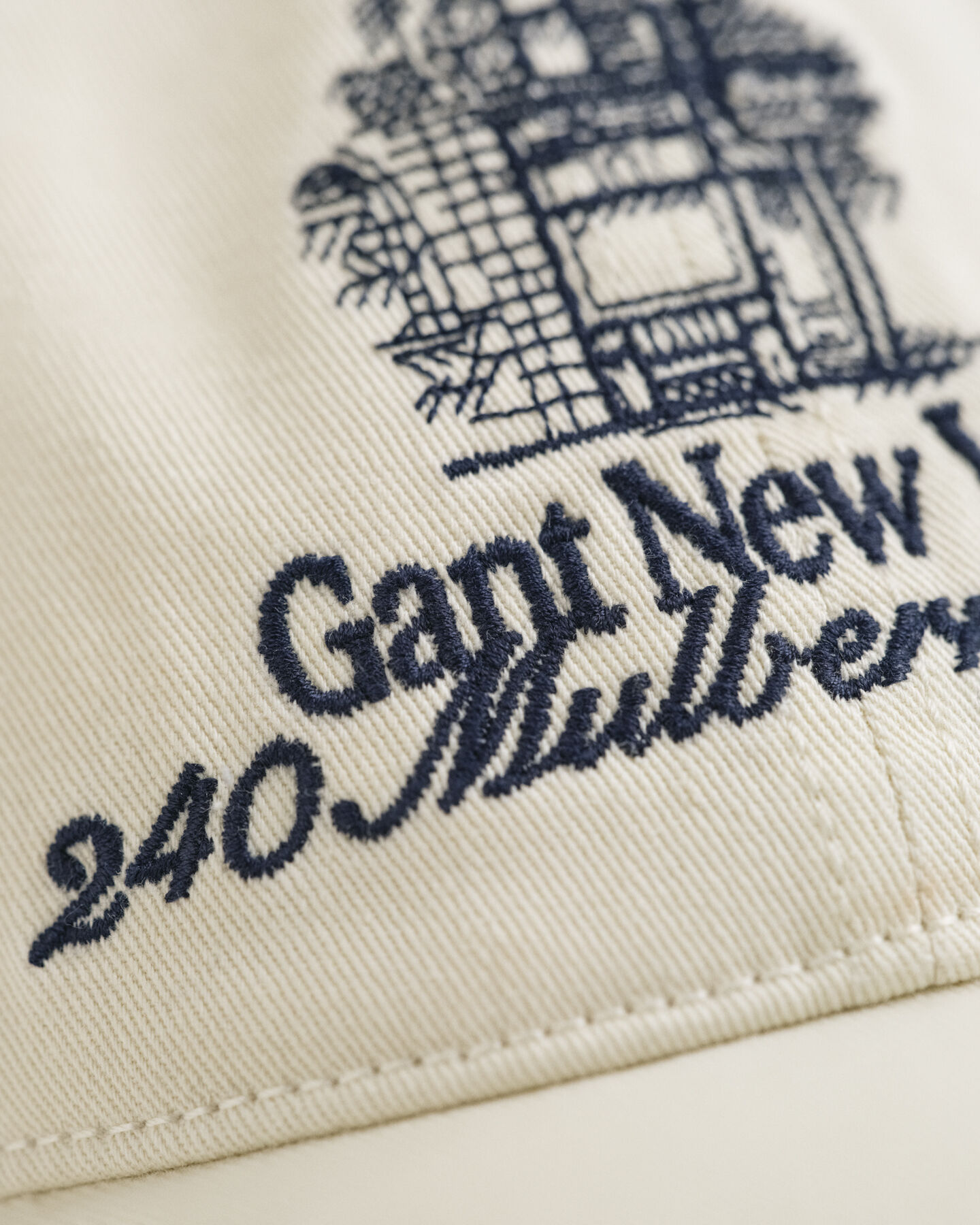 Casquette en sergé délavé