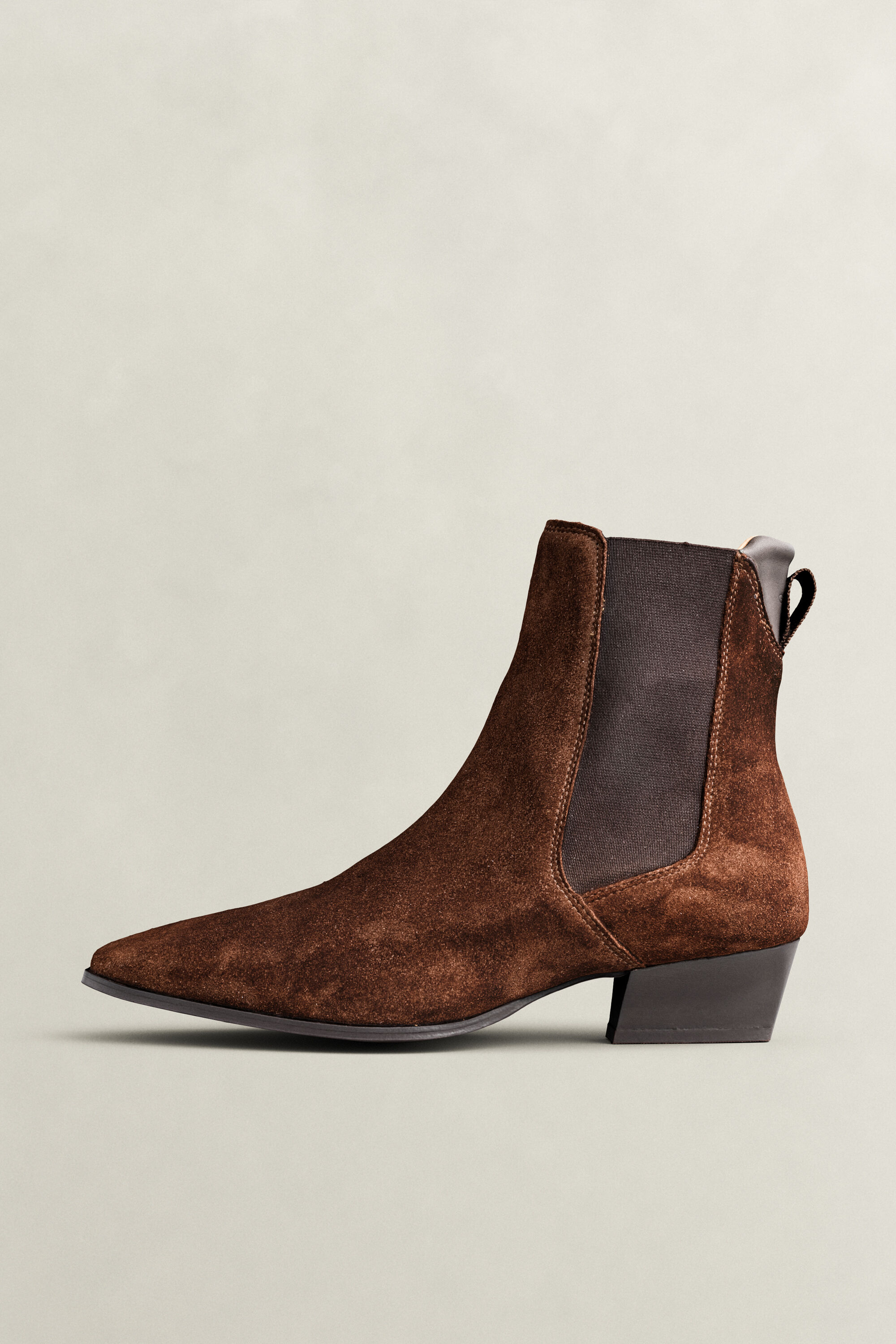 Bottines Chelsea en daim Bassotte
