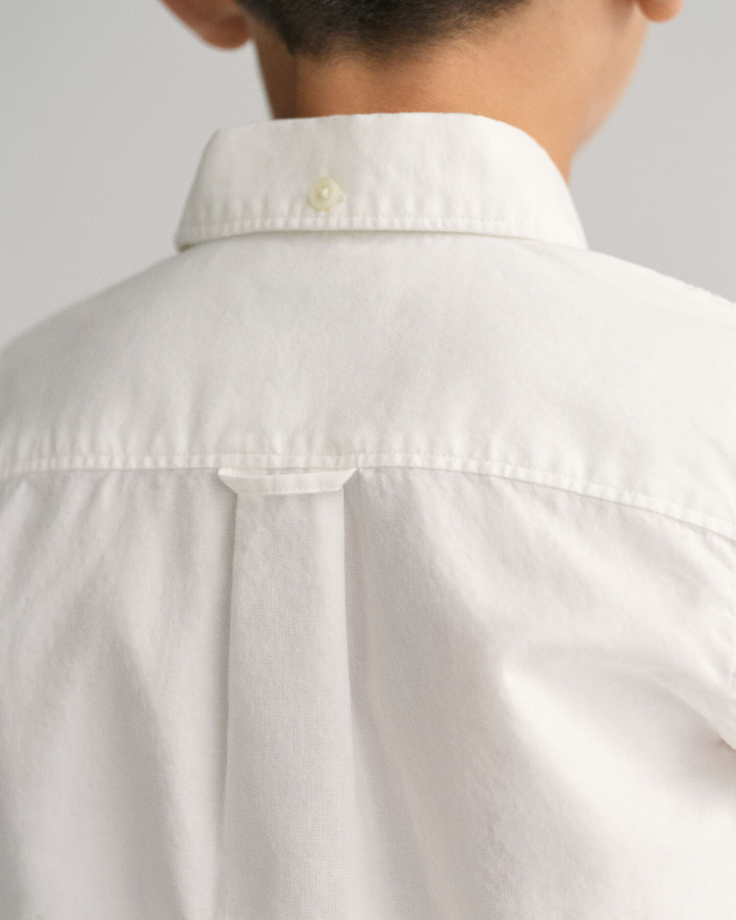 Chemise en coton Oxford &agrave; manches courtes Kids