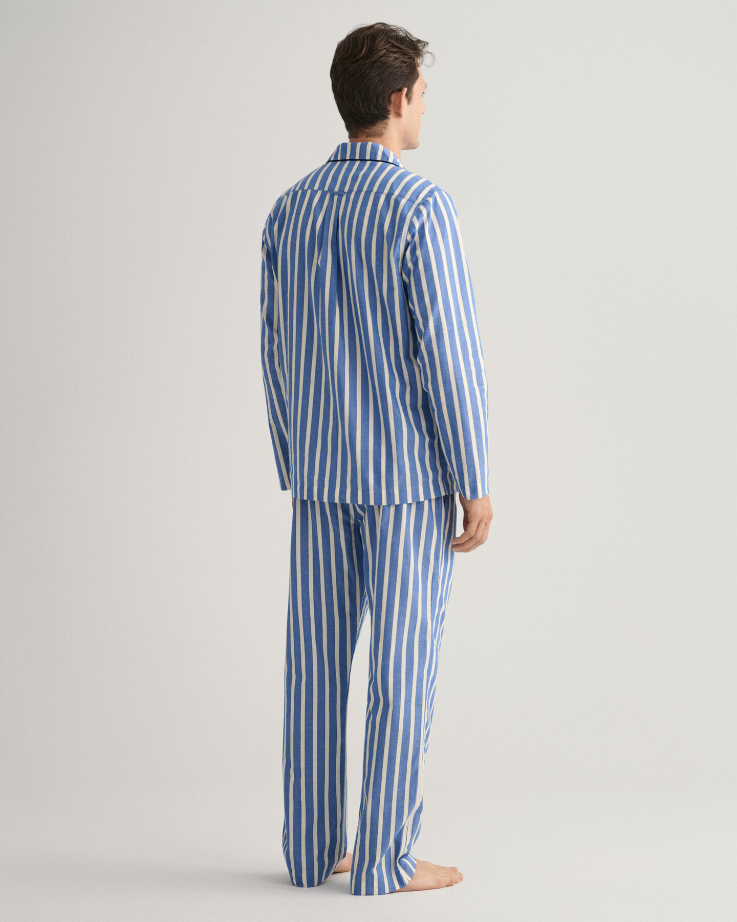 Oxford pyjamaset met strepen