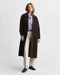 Regular Fit poplin hemd met strepen