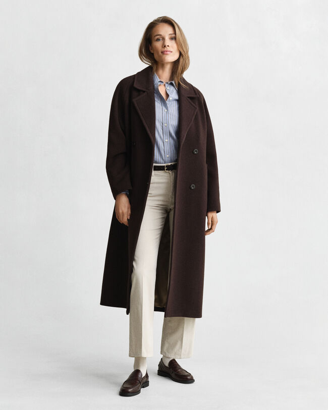 Regular Fit poplin hemd met strepen